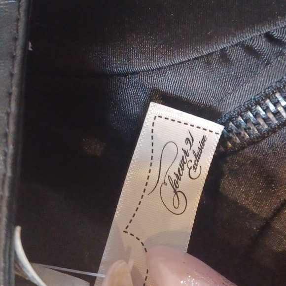 Forever 21 Exclusive Black Corset Crop Zipper Top - Picture 7 of 9